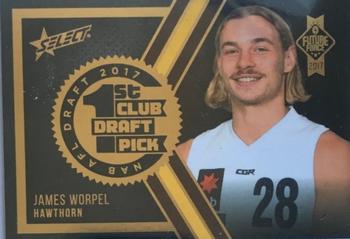 2017 Select Future Force - 2017 Club 1st Draft Pick #CDPR10 James Worpel Front
